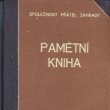 Pamtn kniha zahrdk z r.1935