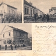 Nádraží,Hálova ulice a hostinec U nádraží na poč.20.století.
