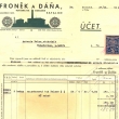 ��etn� doklad firmy Fran�k a D��a